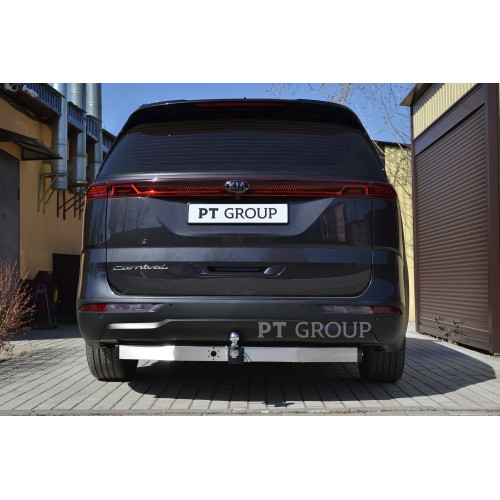 Фаркоп PT GROUP для KIA Carnival 2020- Арт. KCA-20-991124.00 (c нержавеющей накладкой)