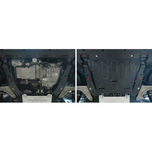 Защита Картера двигателя, КПП АвтоБроня для Ford Mondeo 2015-2019 V, Сталь 45778 мм - Арт. 111.01849.1