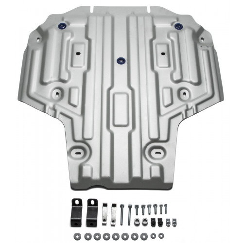 Защита КПП Rival для Audi A4 2015-2025 (B9), Алюминий 3 мм - Арт. 333.0335.1