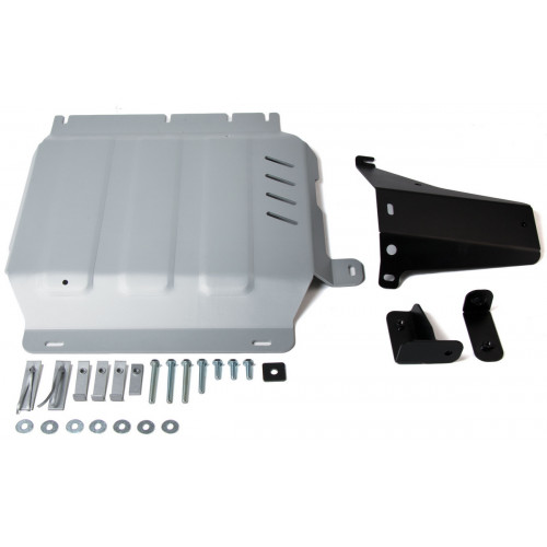 Защита Раздаточной коробки Rival для Nissan Navara (Frontier) 2004-2010 Navara (Frontier) III D40, Алюминий 3 мм - Арт. 333.4167.1