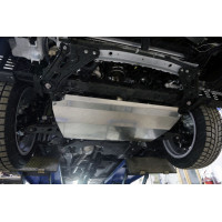 Защита Картера двигателя, КПП ТСС для Toyota Highlander 2007-2014 (U40), Алюминий 4 мм - Арт. ZKTCC00013